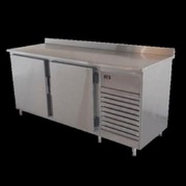 Balcao refrigerado encosto inox