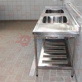 Bancada de aço inox com cuba