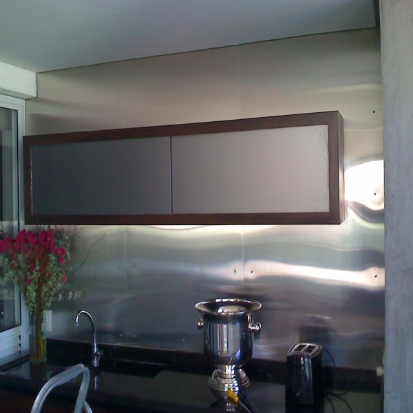 Revestimento De Parede Em Aço Inox