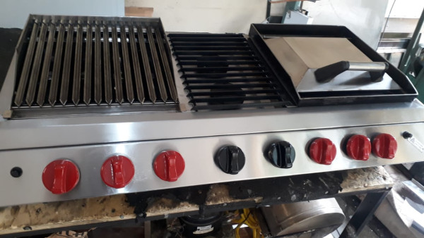 Char Broiler Aço Inoxidável