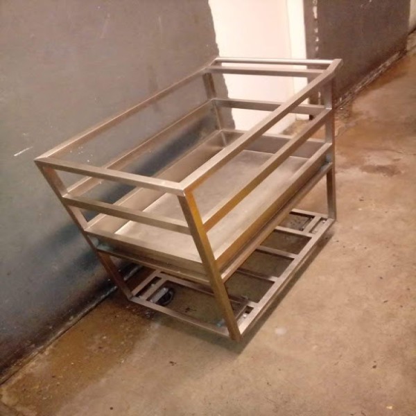 Carrinho Em Aço Inox Carrinho Em Aço Inox