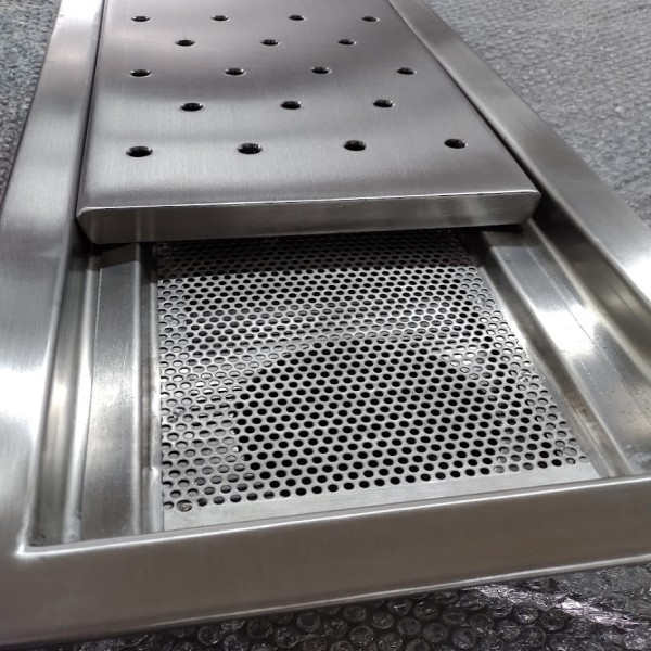 Grelha Em Aço Inox Para Cozinha Industrial