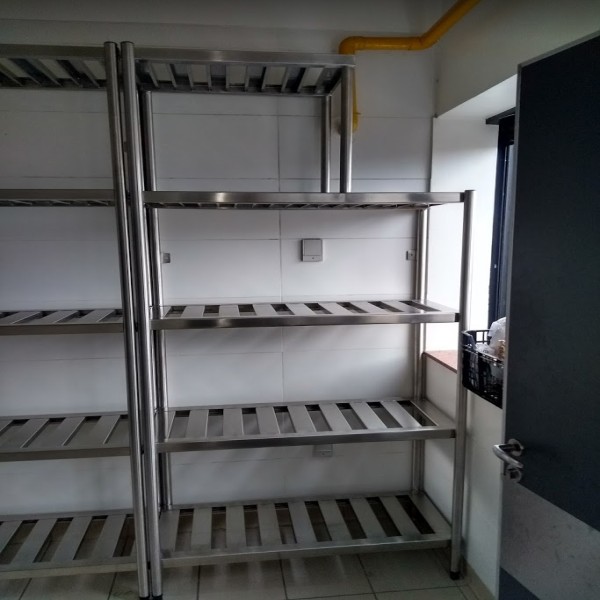 Prateleira De Aço Inox Para Cozinha