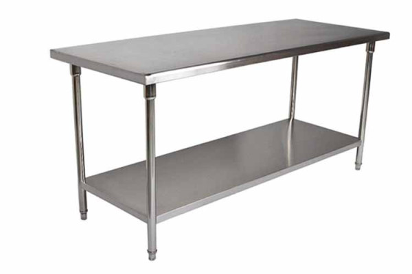 Bancada Inox Com Prateleiras