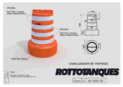 cone barril de sinalização