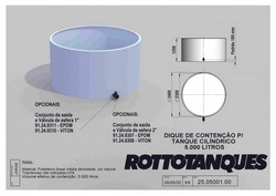 dique de contenção para produtos químicos