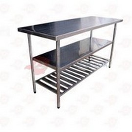 Mesa de apoio inox