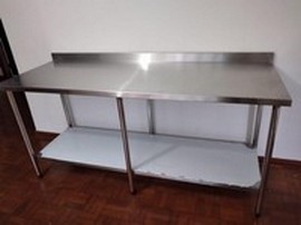 Mesa de inox para padaria