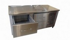 Mesa refrigerada inox