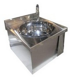 Pia de inox hospitalar