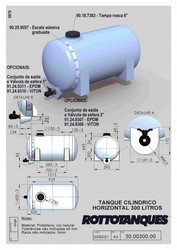 reservatório horizontal